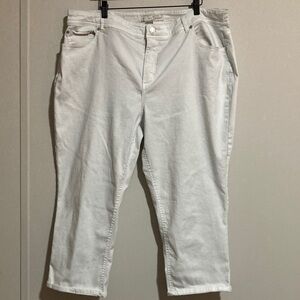 Elegant Women's Light Gray Capris